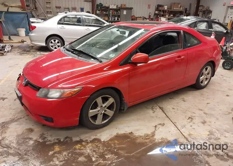 2007 Honda Civic Ex из США, поврежденный, VIN 2HGFG12867H553063